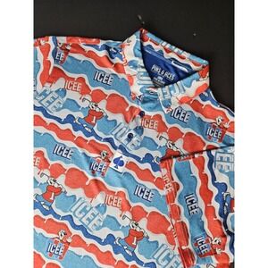 Pins & Aces Men's Short Sleeve Icee Golf Polo Shirt Large